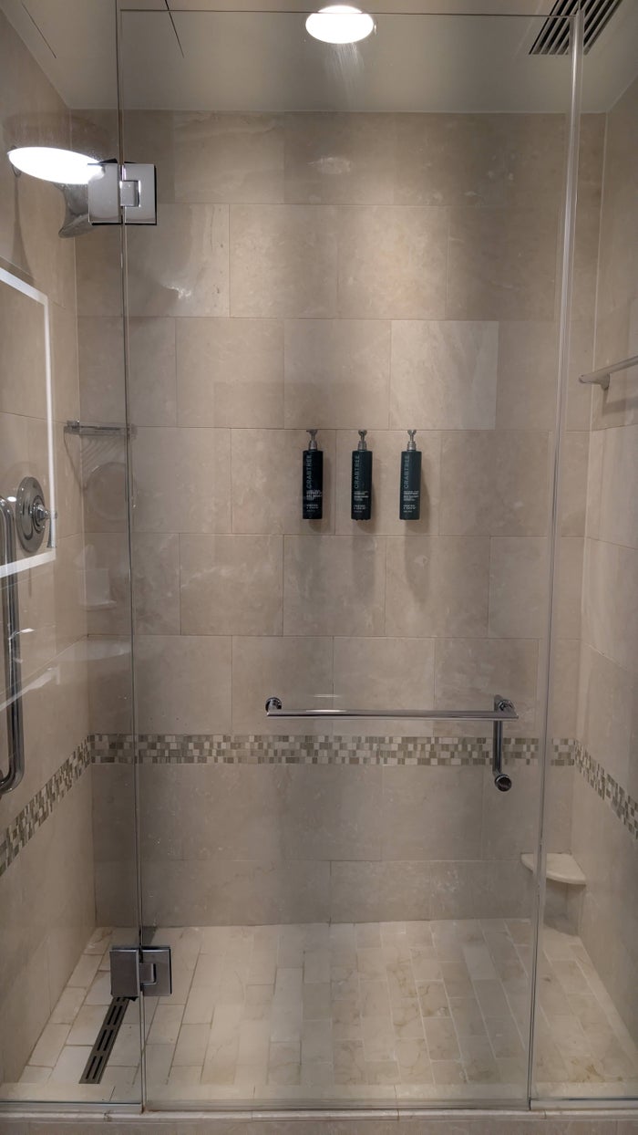 Hilton Americas Houston bathroom shower Hilton Americas Houston bathroom shower