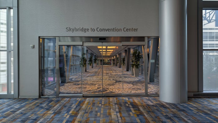 Hilton Americas Houston convention center skybridge Hilton Americas Houston convention center skybridge