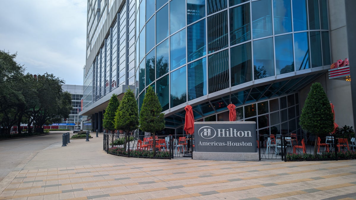 Hilton Americas Houston entrance