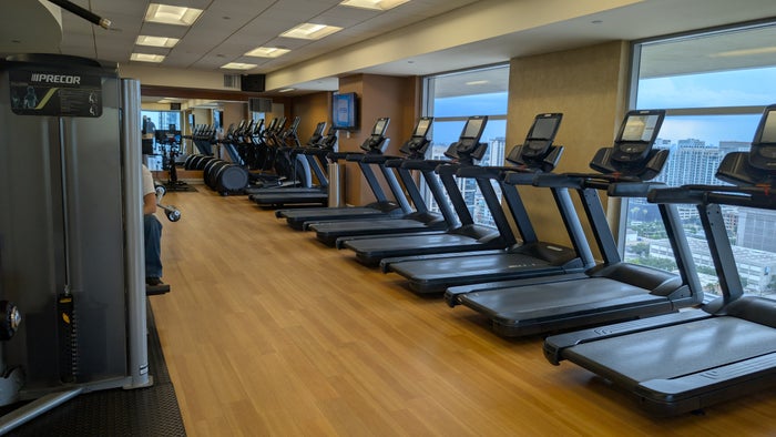 Hilton Americas Houston fitness center Hilton Americas Houston fitness center