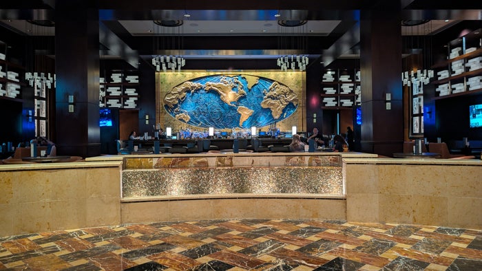 Hilton Americas Houston lobby bar Hilton Americas Houston lobby bar