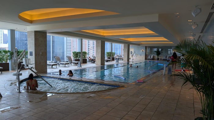 Hilton Americas Houston rooftop pool Hilton Americas Houston rooftop pool