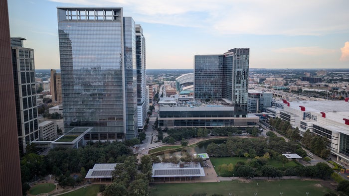 Hilton Americas Houston room view Hilton Americas Houston room view