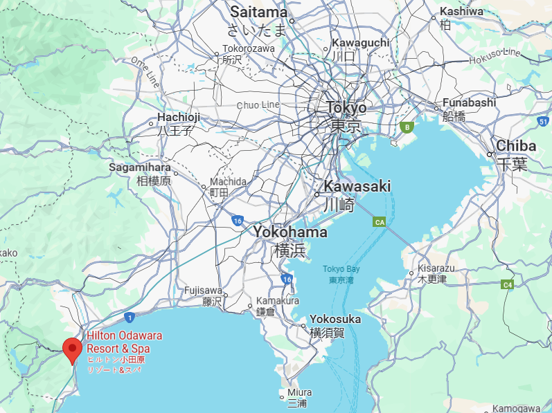Hilton Odawara Google Map