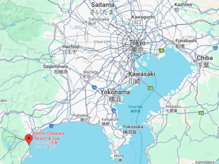 Hilton Odawara Resort Spa Google Maps Hilton Odawara Google Map
