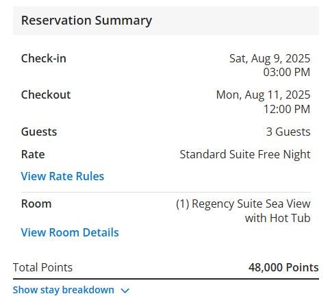 Hyatt Regency Kotor Bay Booking screenshot