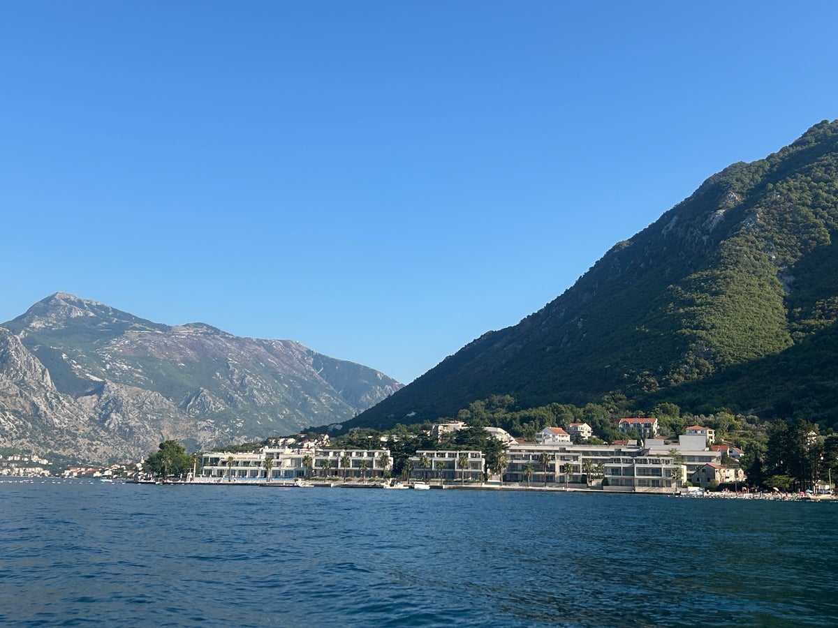 Hyatt Regency Kotor Bay from the sea