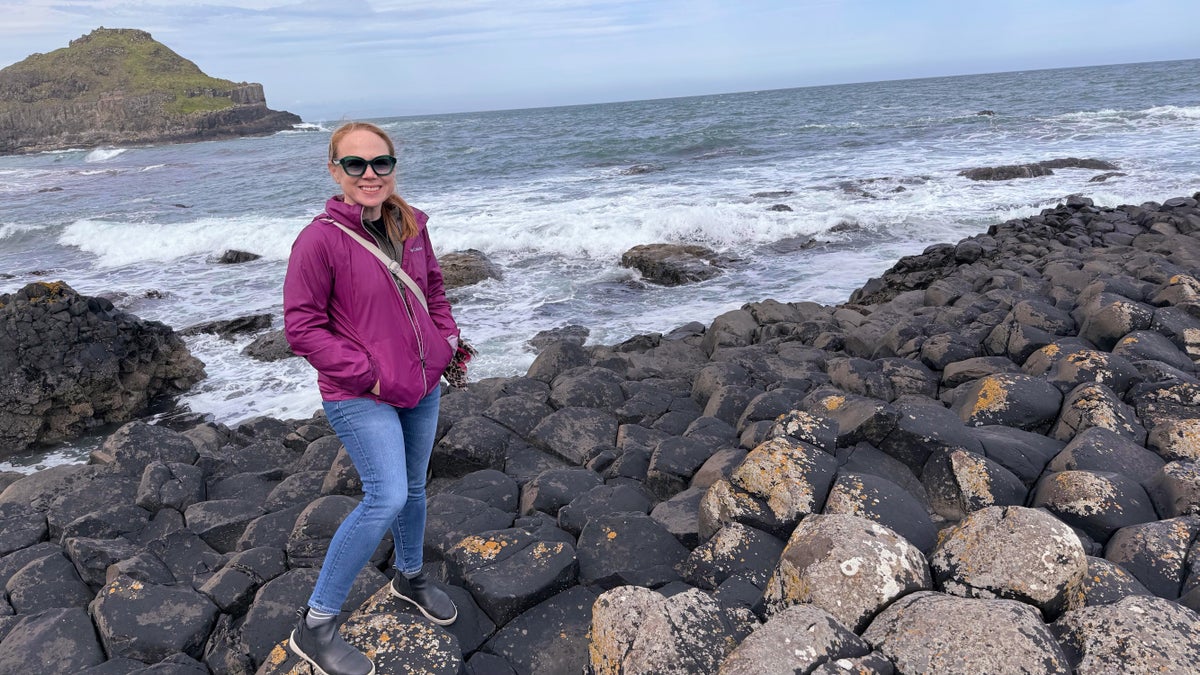Katie at Giants Causeway 