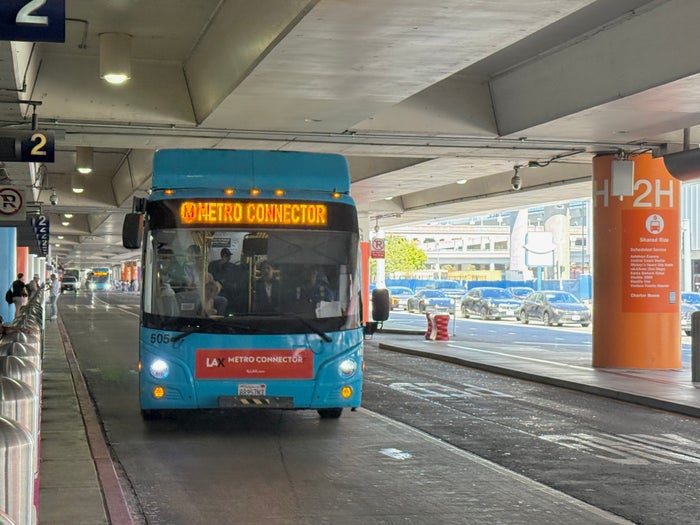 LAX Metro Connector bus LAX Metro Connector bus