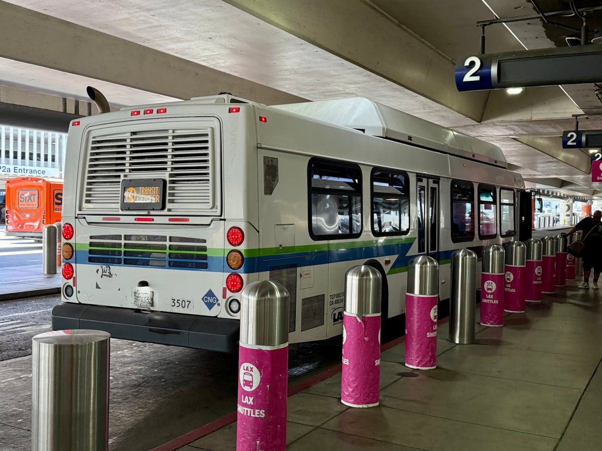 LAX Metro Transit Center bus
