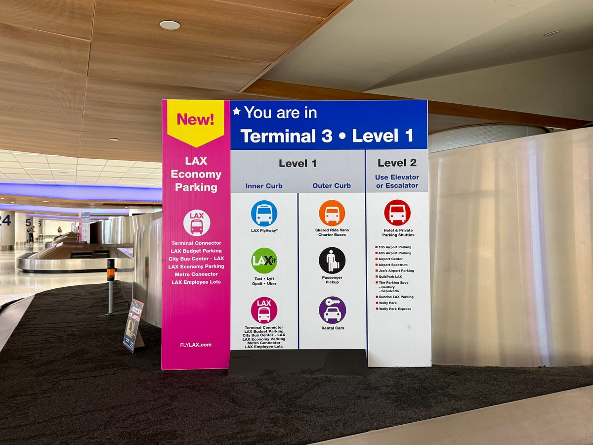 LAX Transport signage