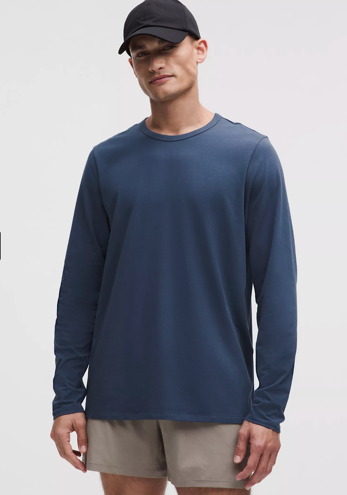 Lululemon mens organic cotton classic fit long sleeve Lululemon mens organic cotton classic fit long sleeve