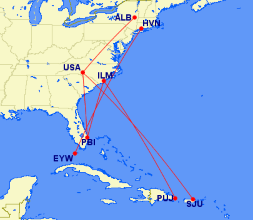 New Avelo routes starting fall 2025