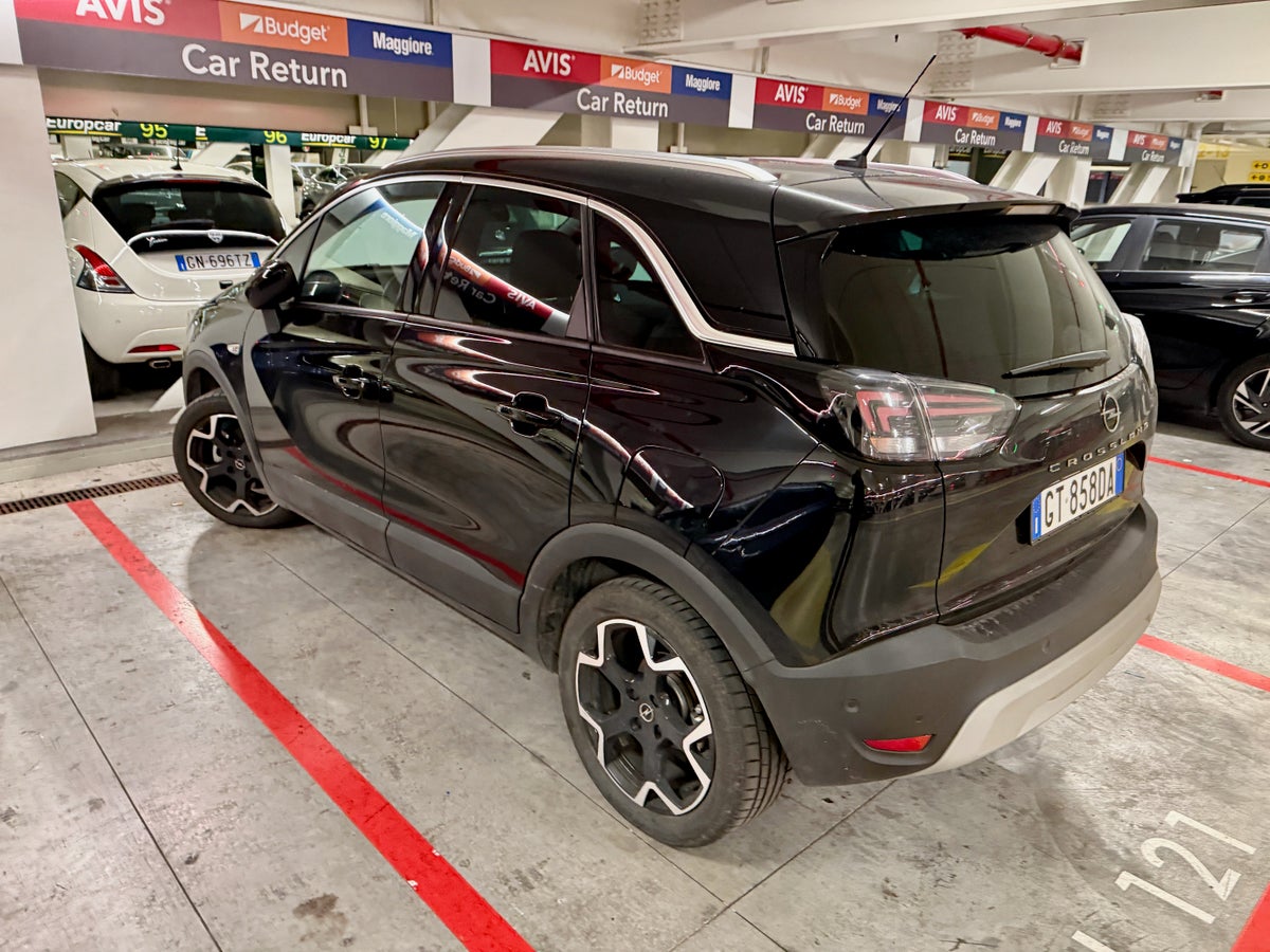 Opel Rental Car at an Avis in Rome