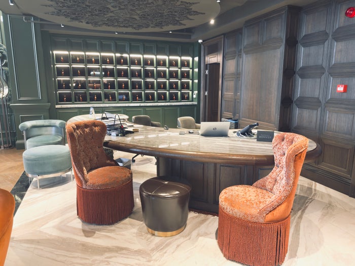 Orient Occident Hotel Istanbul check in desk Orient Occident Hotel Istanbul check in desk