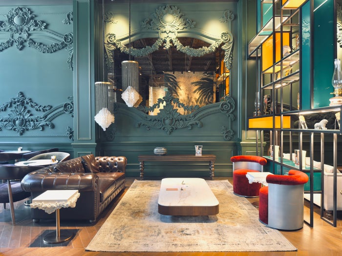Orient Occident Hotel Istanbul lobby seating section Orient Occident Hotel Istanbul lobby seating section