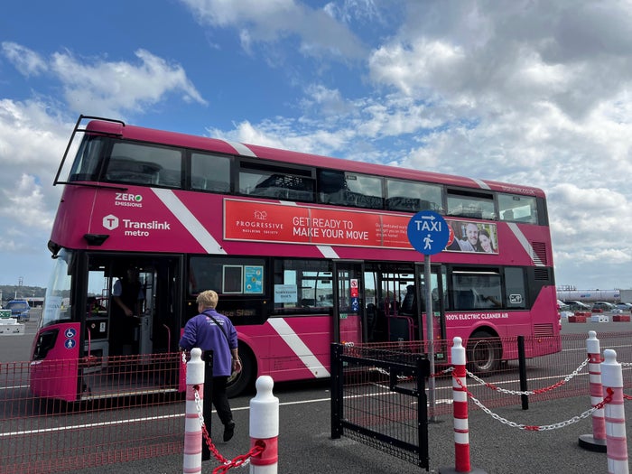 Shuttle bus in Belfast