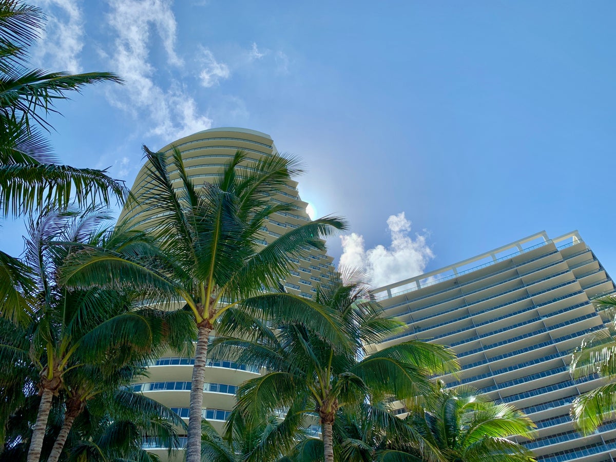 St Regis Bal Harbour Exterior Palm Trees