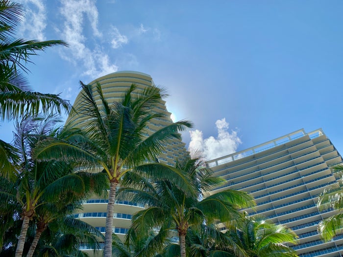 St Regis Bal Harbour Exterior Palm Trees