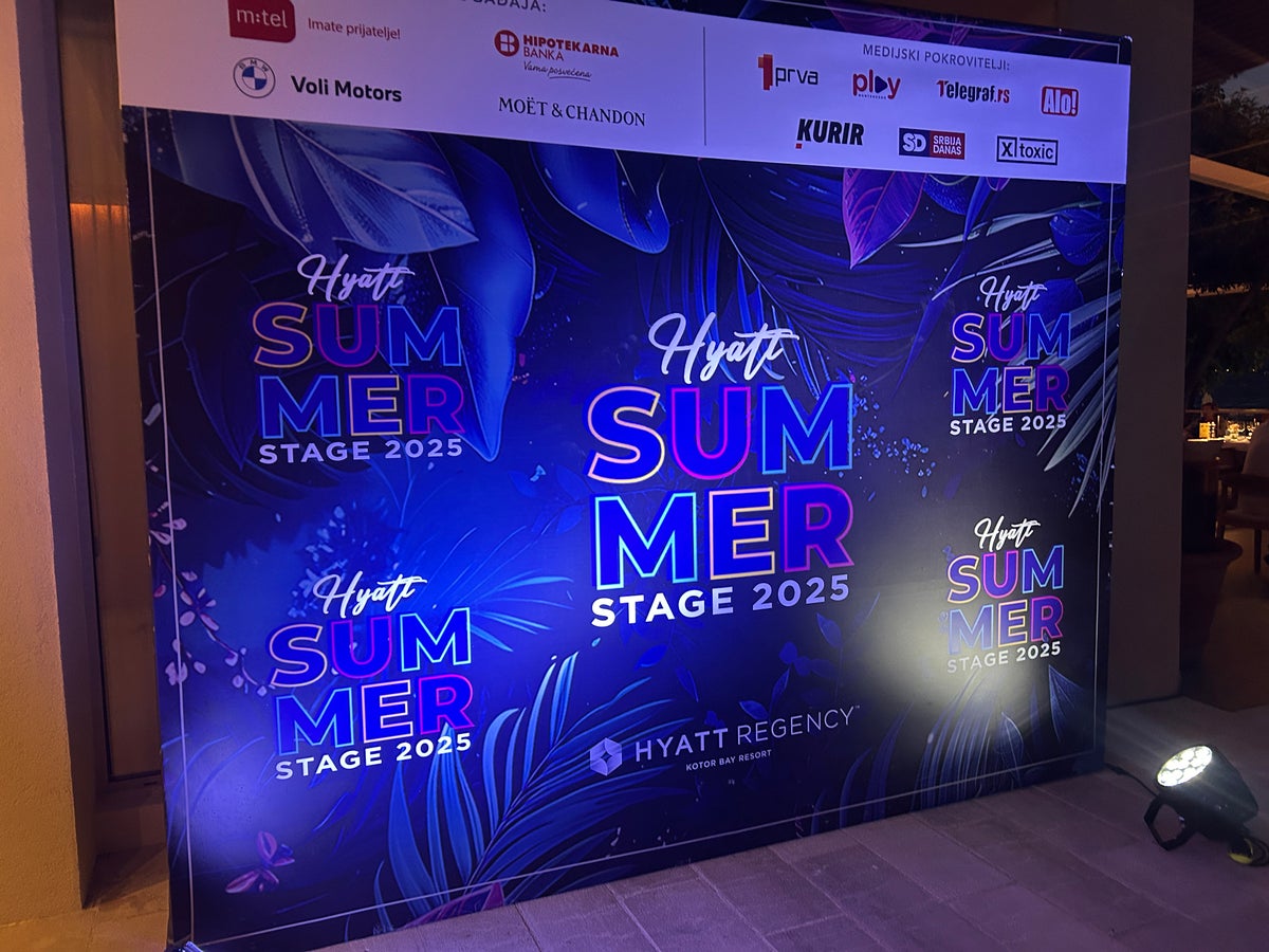 Summer stage Hyatt Regency Kotor Bay