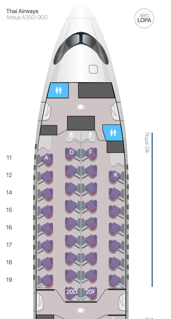 Thai Airways a350 Aerolopa