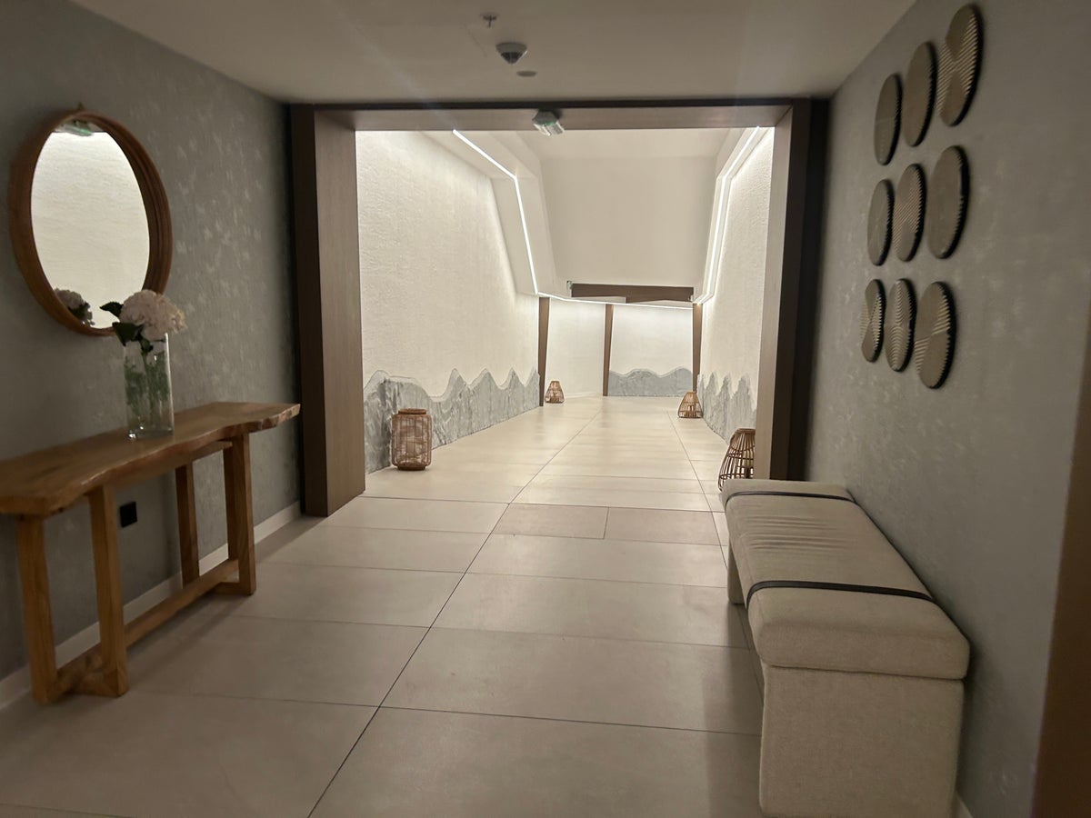 The underground tunnel at the Hyatt Regency Kotor Bay