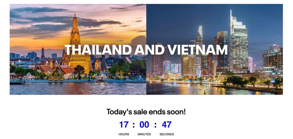 United deals Thailand Vietnam