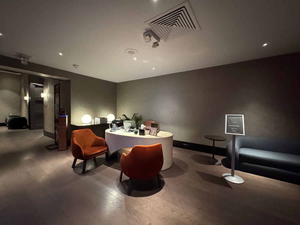 Upper Stories Reception Area and Desk