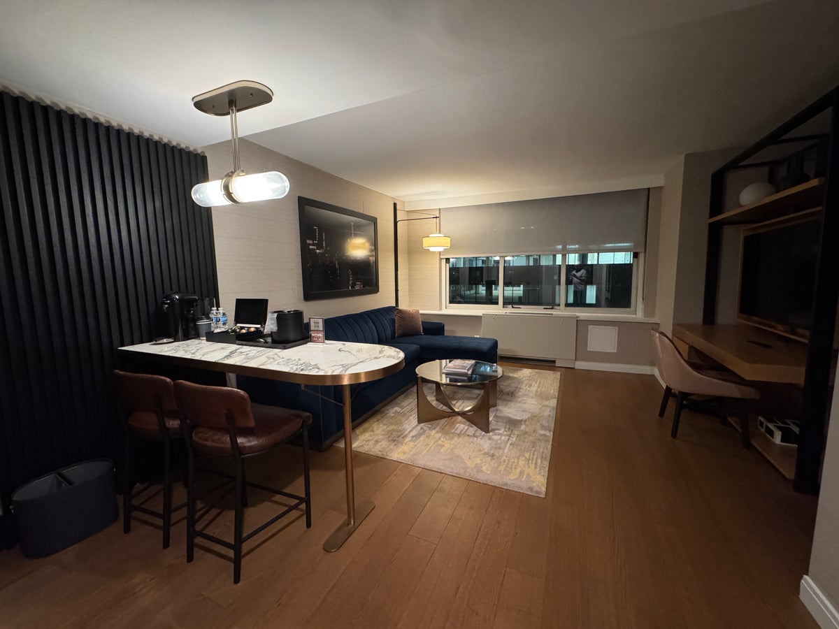 Upper Stories desk and living room suite