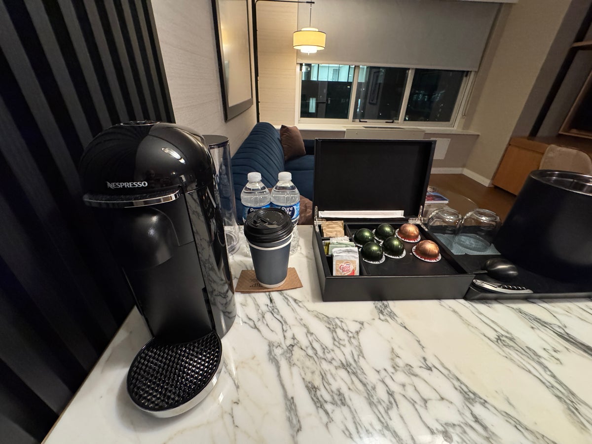 Upper Stories king studio suite nespresso machine