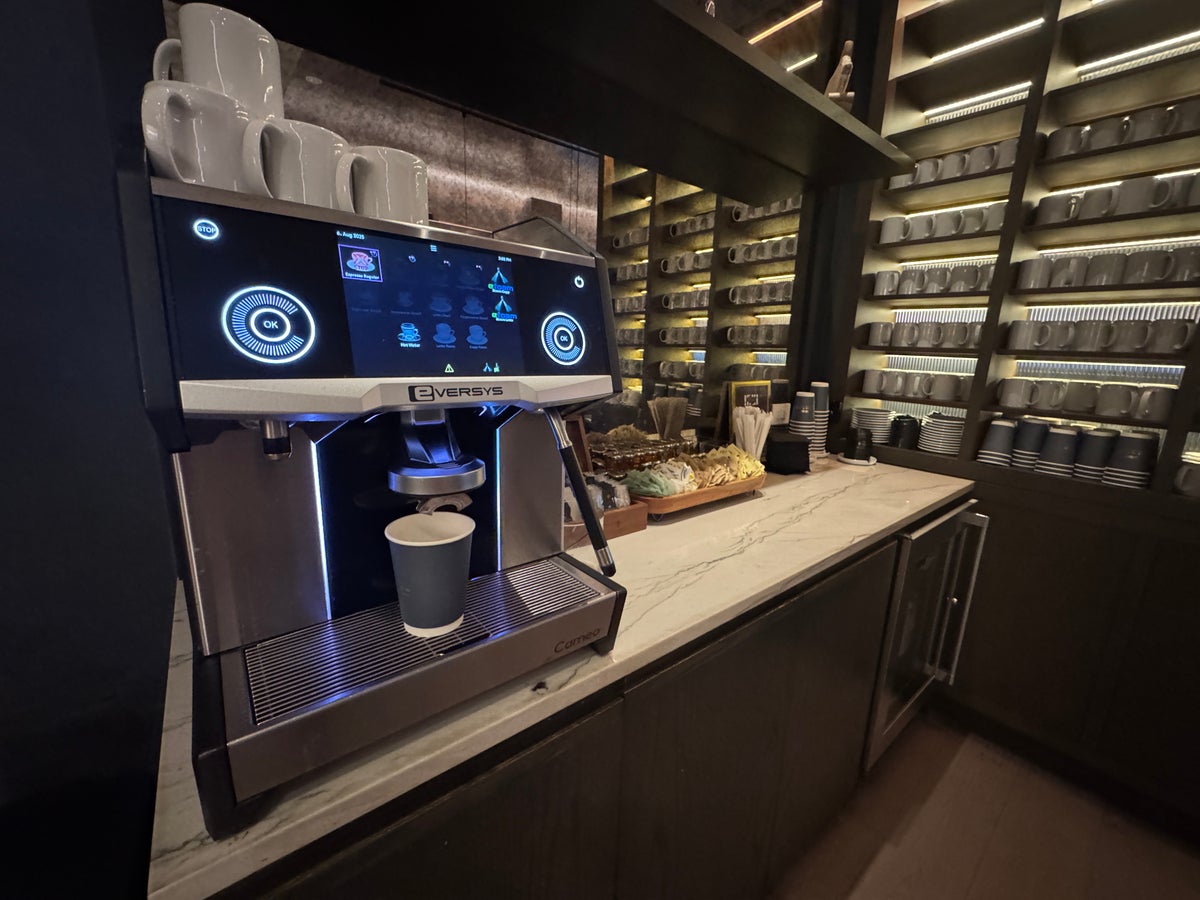 Upper Stories lounge coffee machine