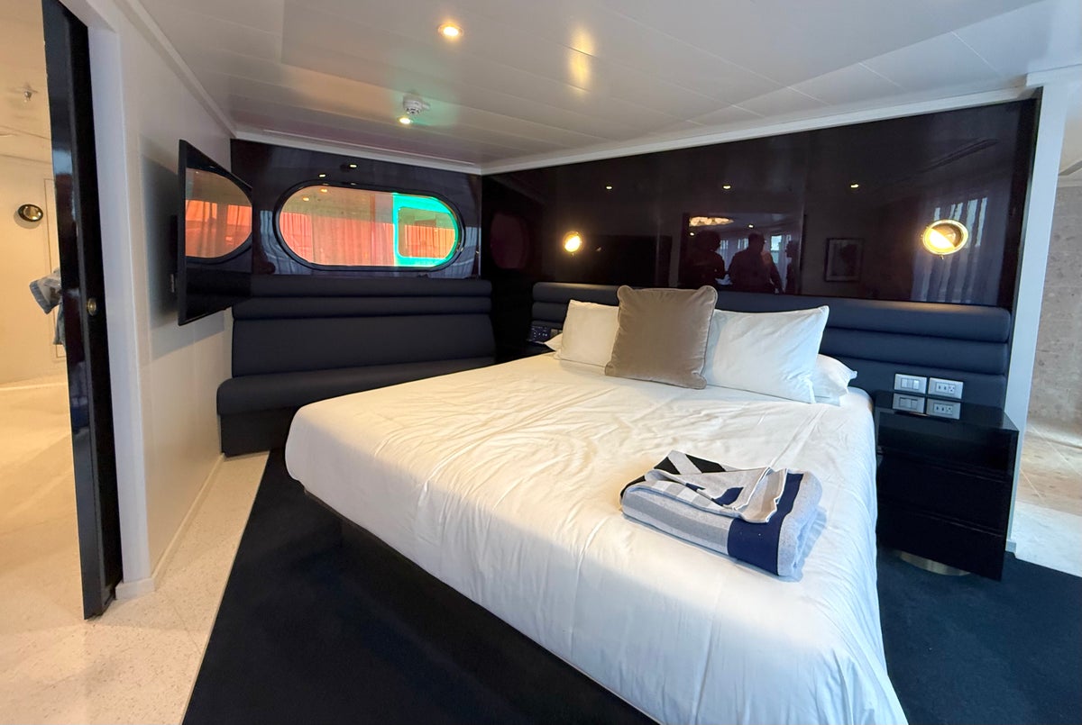 Virgin Voyages Brilliant Lady Massive Suite bedroom 1 1