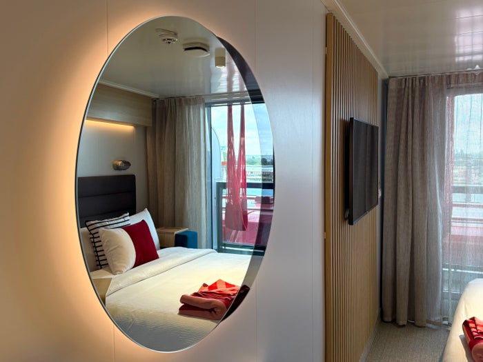 Virgin Voyages Brilliant Lady Sea Terrace cabin room Virgin Voyages Brilliant Lady Sea Terrace cabin room