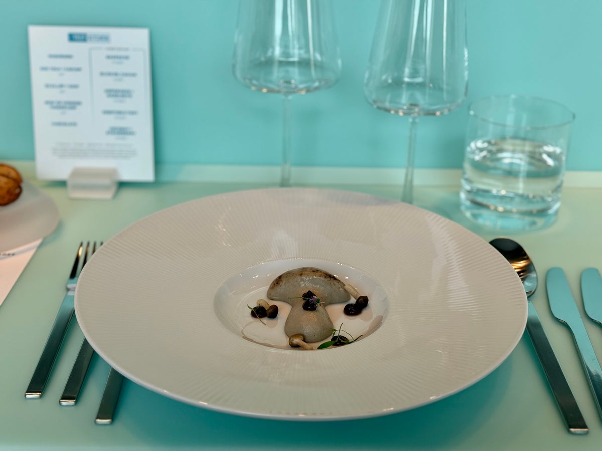 Virgin Voyages Brilliant Lady Test Kitchen mushroom starter