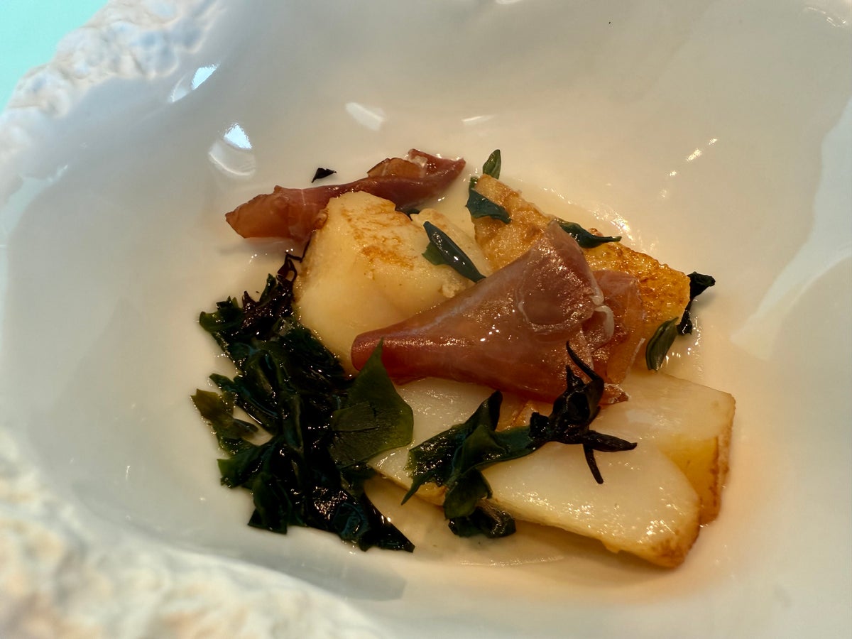 Virgin Voyages Brilliant Lady Test Kitchen scallop