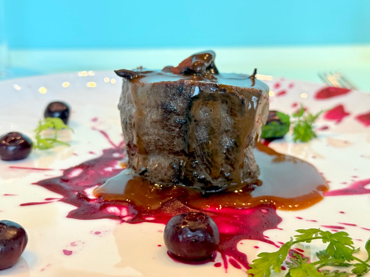 Virgin Voyages Brilliant Lady Test Kitchen veal