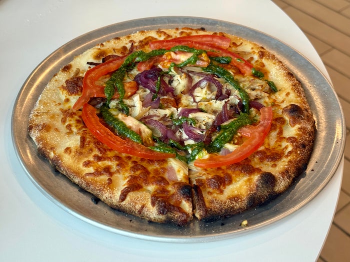 Virgin Voyages Brilliant Lady pizza Virgin Voyages Brilliant Lady pizza