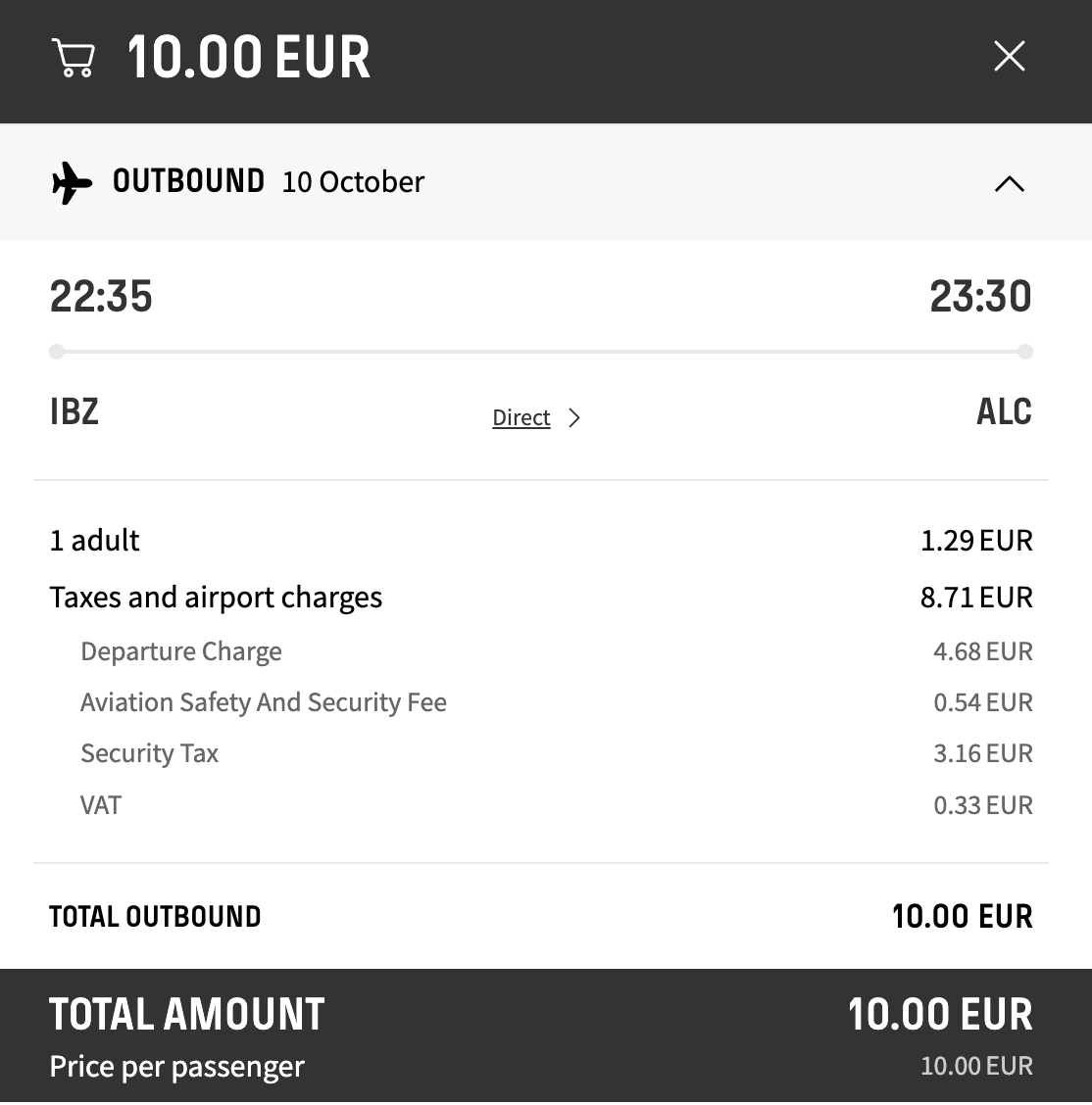 Vueling Ibiza Deal