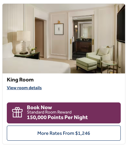Waldorf Astoria NYC 150k points