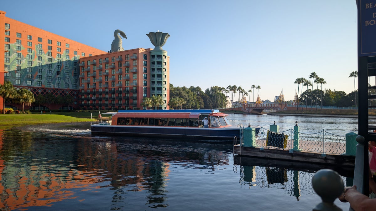 Walt Disney World Dolphin amenities boat transportation