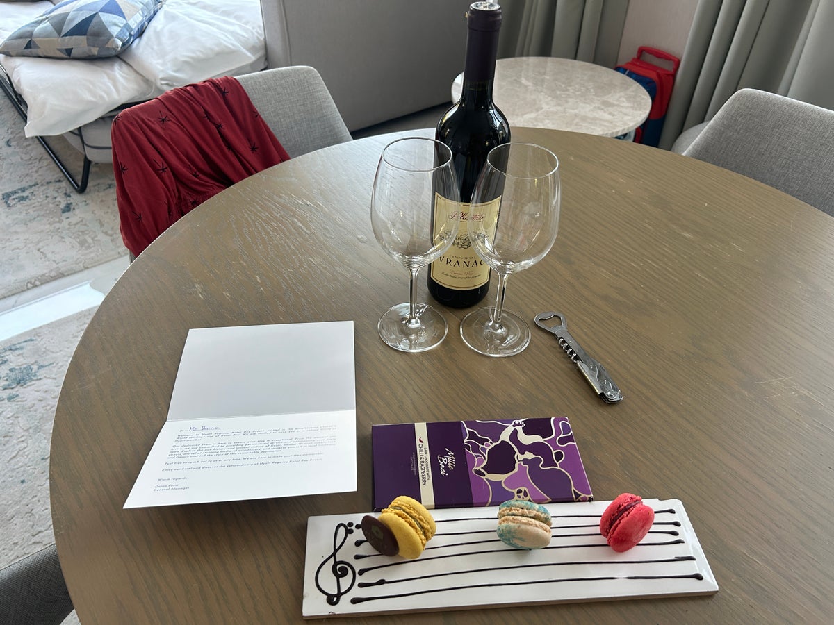 Welcome gift Hyatt Regency Kotor Bay