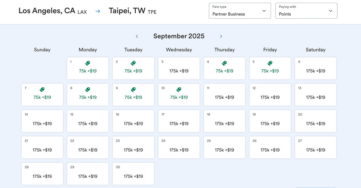 alaska air award tpe