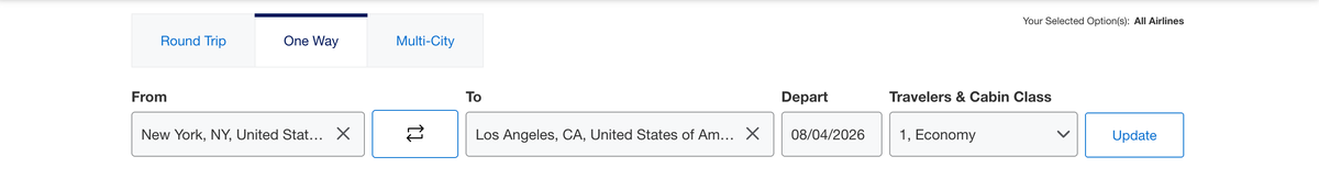 amex travel search