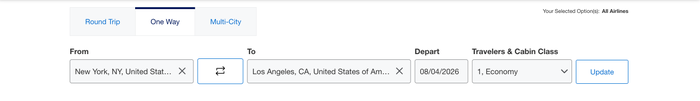amex travel search