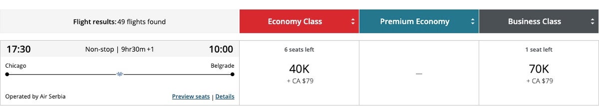 Image Credit: Air Canada