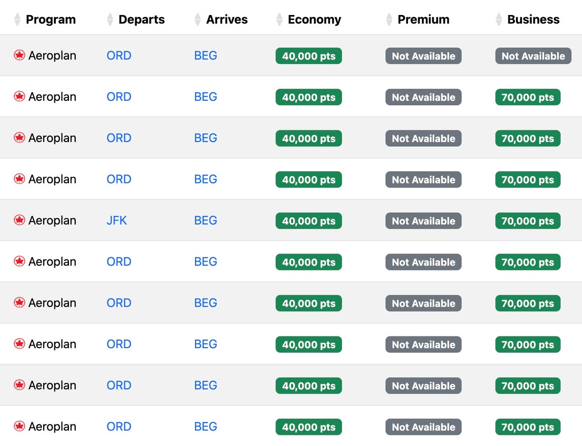 Image Credit: Seats.aero