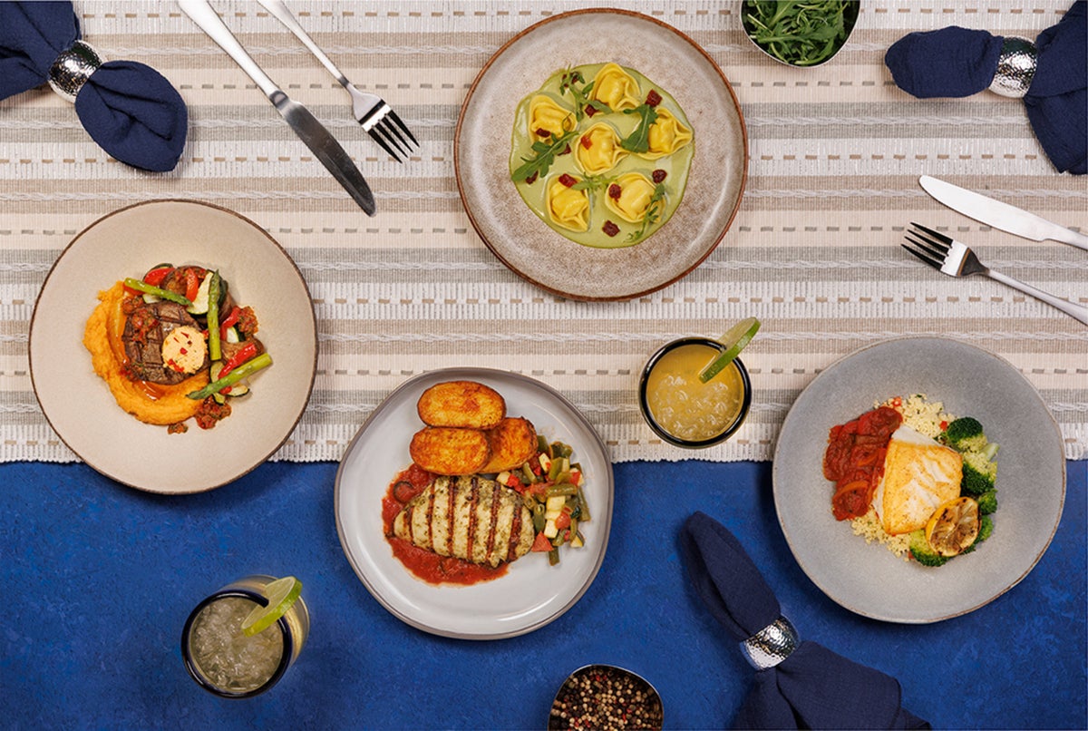 American Airlines updated inflight meals