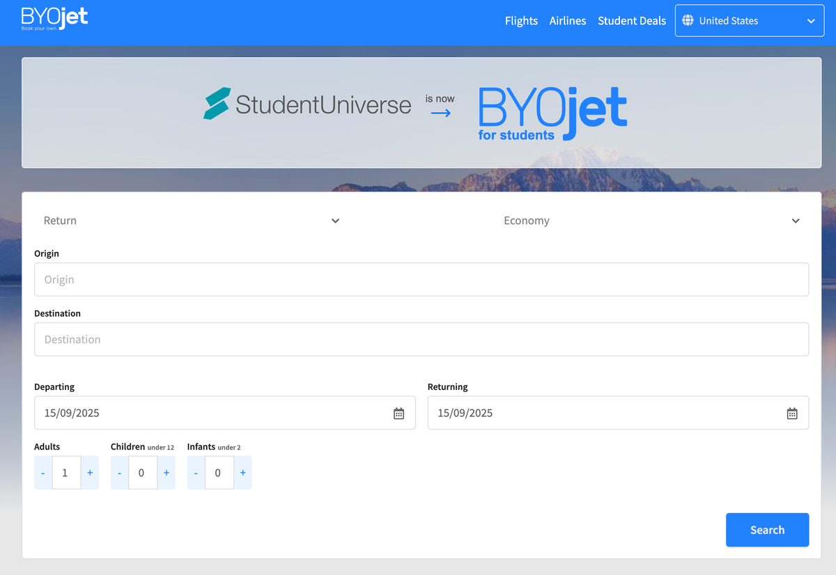 BYOjet for students