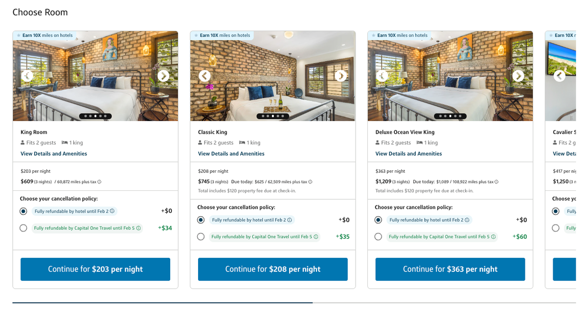 Cavalier Hotel South Beach Hotel Rates on Capital One Travel