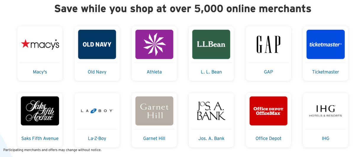 Citi Shop merchant sample